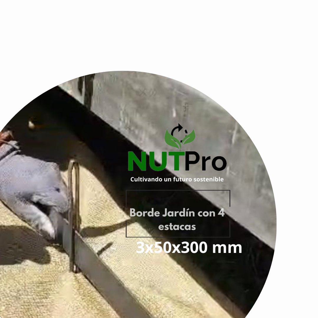 Borde para Jardín Acero 3 metros