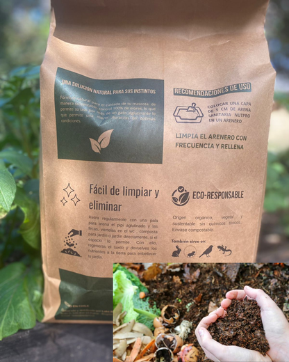 Ecoarena sanitaria 10 litros cáscar ade nuez Nutpro