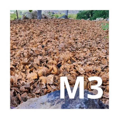 Mulch Cáscara de Nuez (tamaño L) 1m3 (1.000 Litros)