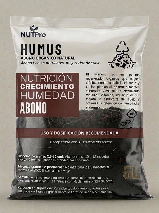 Abono Humus de Lombriz