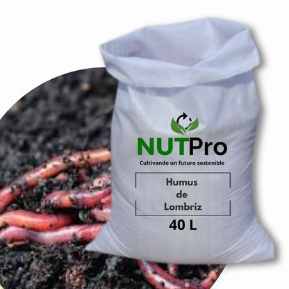 Sustrato Humus de Lombriz saco 40 Litros