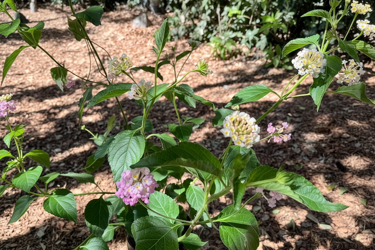 Lantana Cámara 60cm Flor Lila centro amarillo