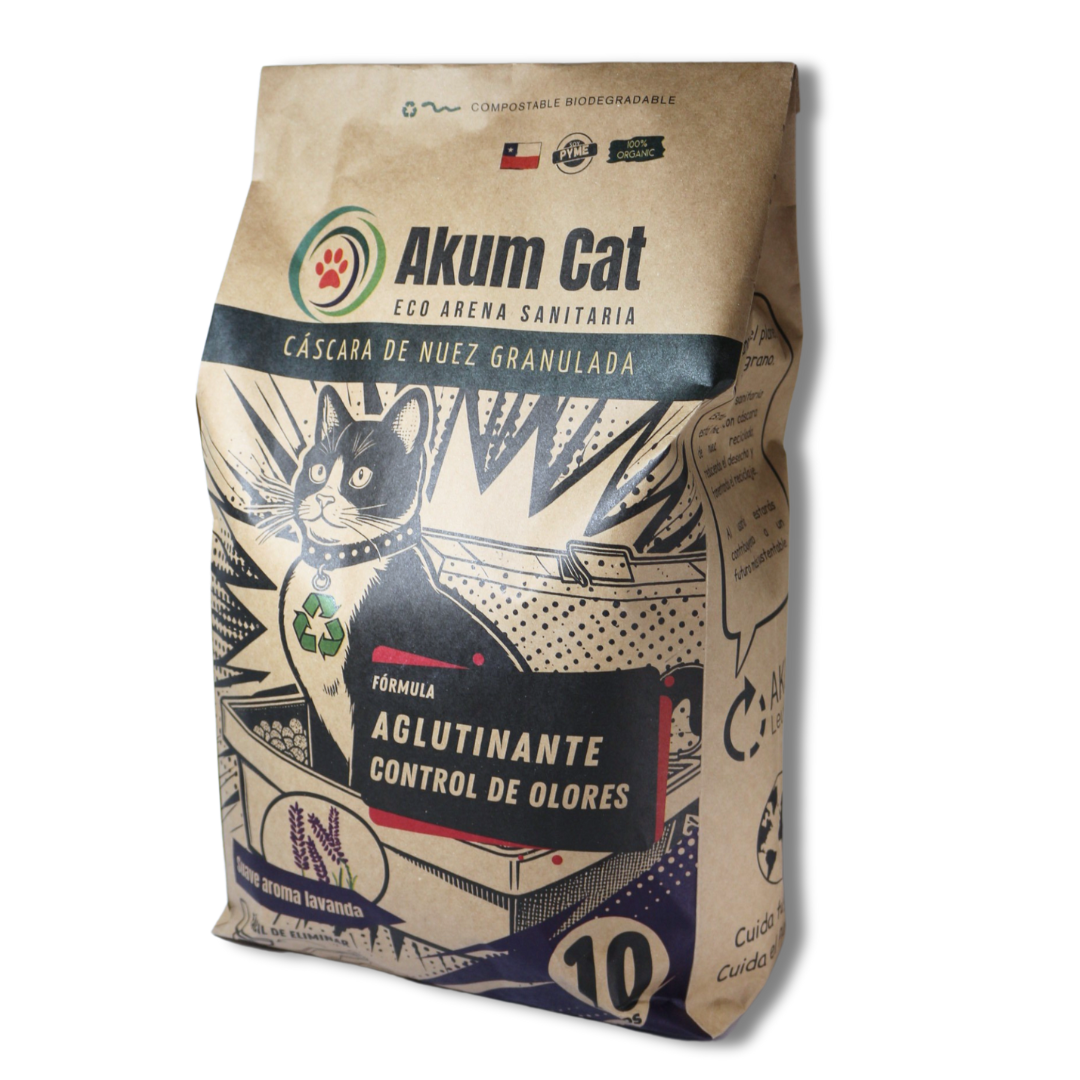 Arena Sanitaria Multicat Gatos AkumCat 10 Lts.