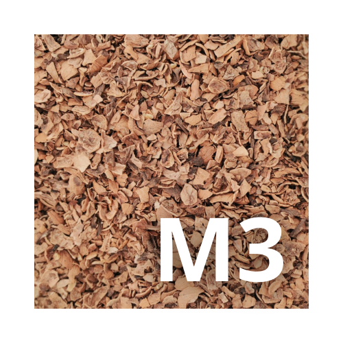 1 M3 Mulch Cáscara de Nuez (tamaño S 1.000 Litros)